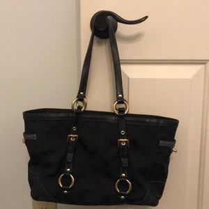 Coach Black Signature Purse